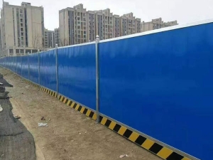 華陰藍色彩鋼圍擋價格